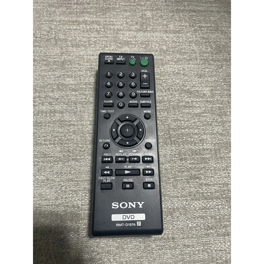 SONY RMT-D197A Original DVD Player Remote Control for  DVP-SR510H Genuine Tested